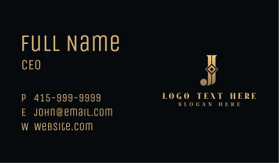 Jewelry Boutique Brand Business Card Image Preview