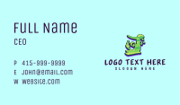 Green Graffiti Art Letter J Business Card Image Preview