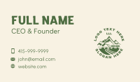 Railway Road Mountain Business Card Preview