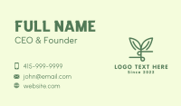 Horticulture Seedling Plant Business Card Image Preview