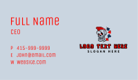 Mohawk Casino Skull Business Card Image Preview