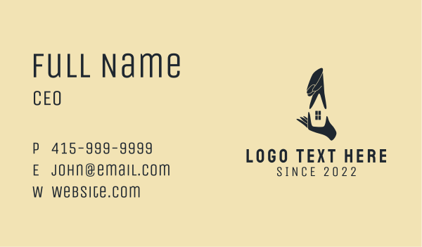 Peace House Building  Business Card Design Image Preview