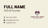 Feline Cat Veterinarian Business Card Image Preview
