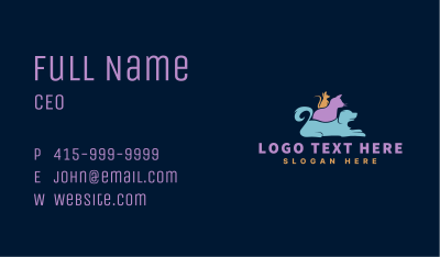 Veterinary Pets Grooming Business Card Image Preview