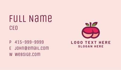 Seductive Cherry Butt  Business Card Image Preview