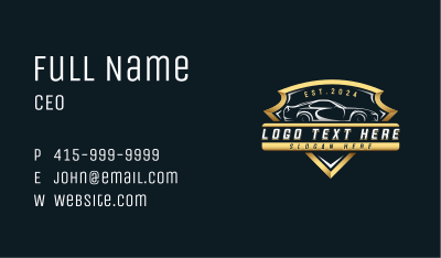 Automotive Racing Mechanic Business Card Image Preview