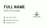 Tree Reading Bookstore Business Card Image Preview