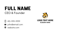 Hunting Wildcat Mascot Business Card Design