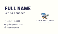 Magnolia Flower Louisiana Business Card Design