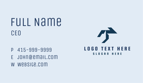 Corporate Tech Letter T Business Card Design Image Preview