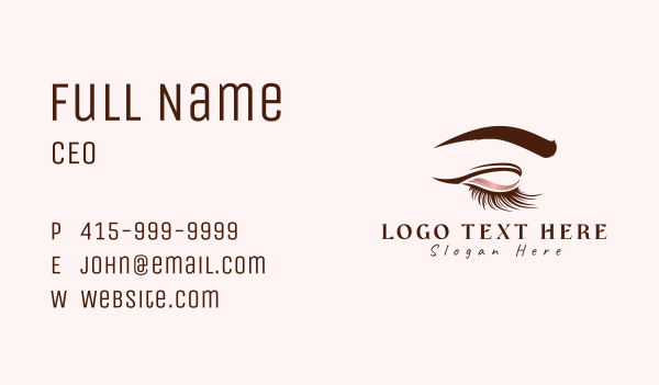 Fashion Beauty Stylist Business Card Design Image Preview