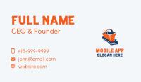 Online Shopping Mobile Business Card Image Preview