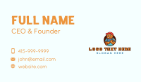 Construction Hammer Beaver Business Card Design