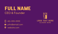 Golden Crown Book Business Card Preview