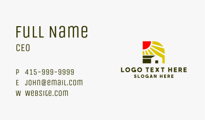 Property House Residence Business Card Image Preview