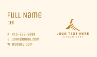 Bird Flight Letter A Business Card Image Preview