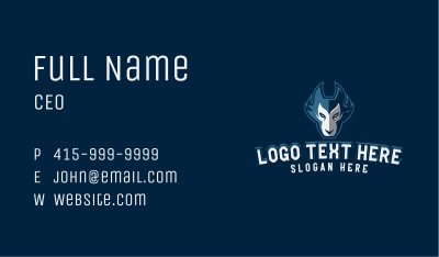 Fierce Wolf Emblem Business Card Image Preview