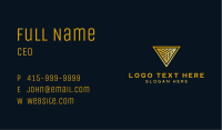 Generic Gold Pyramid Business Card Image Preview