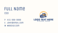 Truck Cargo Logistics Business Card Image Preview