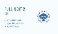 Blue Heart Hands  Business Card Image Preview