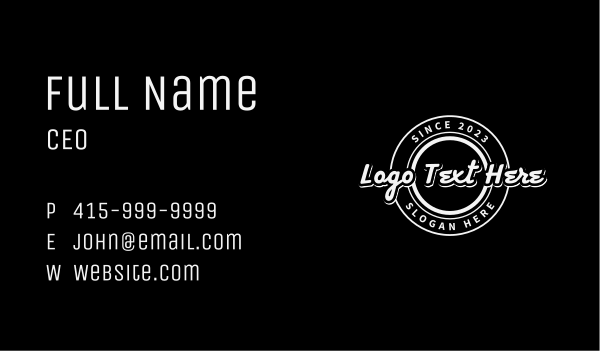 Sports Apparel Wordmark Business Card Design Image Preview