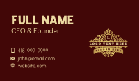 Luxury Decorative Royal Business Card Design