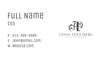 Classy Floral Flourish Business Card Image Preview