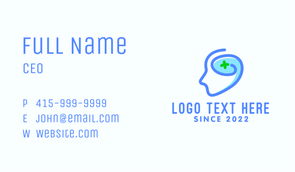 Mental Health Therapy  Business Card Design Image Preview