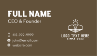 White Star Light Bulb  Business Card Image Preview