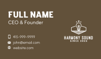 White Star Light Bulb  Business Card Image Preview