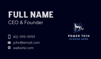 Howling Wolf Animal Business Card Image Preview