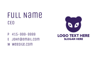 Purple Bear Gaming Business Card Image Preview
