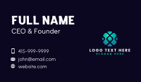 Gradient Startup Ball Business Card Design