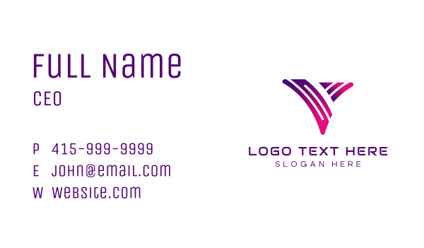 Corporate Business Letter V Business Card Design Image Preview