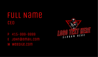 Black Ninja Katana Business Card Image Preview