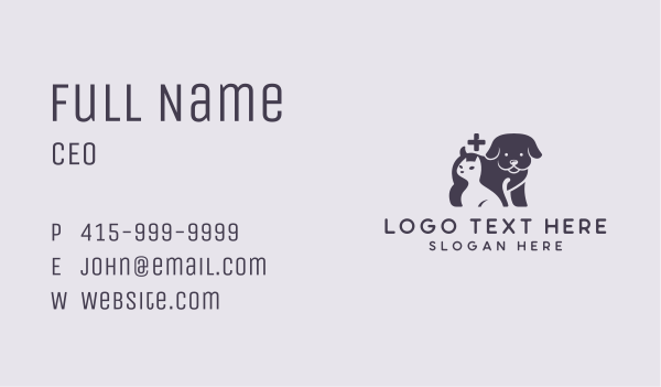 Pet Animal Rescue Business Card Design Image Preview