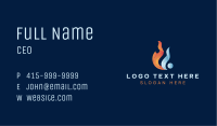 Liquid Fuel Flame Business Card Image Preview