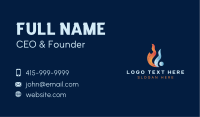 Liquid Fuel Flame Business Card Image Preview