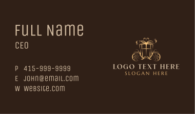 Luxury Carriage Gift Business Card Image Preview