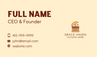 Burger Fast Food Business Card Design