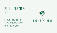 Cannabis Leaf Flag Business Card Image Preview
