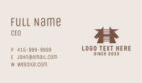 Mythical Letter H Unicorn Business Card Image Preview