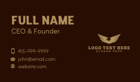 Hunter Hawk Aviation Business Card Preview