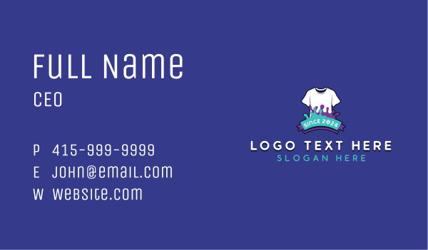 Printing Shirt Apparel Business Card Design Image Preview