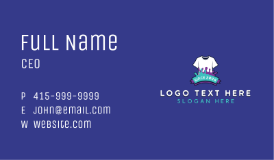 Printing Shirt Apparel Business Card Image Preview