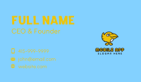 Yellow Cartoon Bird Business Card Image Preview