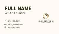 Hair Stylist Woman Business Card Preview