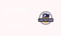 Dump Truck Logistics Business Card Image Preview