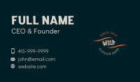 Graffiti Wave Emblem Wordmark Business Card Image Preview