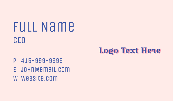 Beauty Salon Wordmark  Business Card Design Image Preview